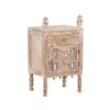 Image 2 : DAH - BNIB Hand Carved Wooden Bedside Table - Retails: $850