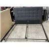 Image 2 : DAH - New King Bed Frame - Dark Grey Includes Headboard and Rails - Complete