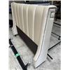 Image 2 : DAH - New Queen Bed Frame - Beige Includes Headboard and Rails - Complete