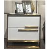 Image 1 : BNIB Terisha White - Nightstand - Retails: $499