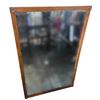 Image 1 : DAH - Vintage Reeded Wood Rectangular Wall Mirror, Approx. H48" x W30"