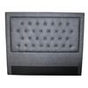 Image 1 : NEVADA KING GREY HEADBOARD
