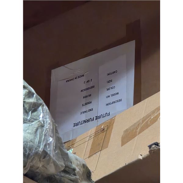 Large group of misc. furniture parts/screws/legs & etc