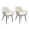 Image 1 : BNIB Teddy Group of 2 - Beige Dining Chair Set - Retails: $478