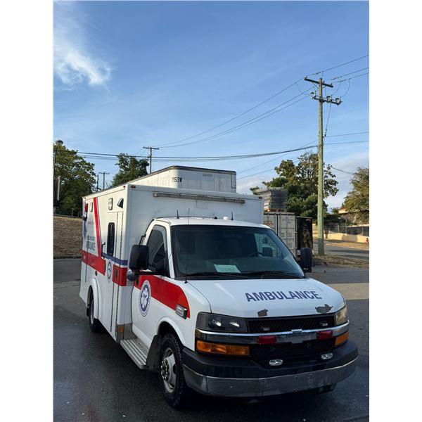 2011 Chevy Ambulance - VIN: 1GB3G2CG2B1178863 Philadelphia County Unit - Set Dec Movie Set Vehicle -