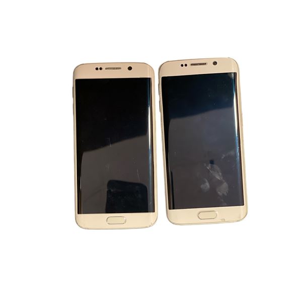Group of 2 Galaxy S6 Edge Phones (As is)