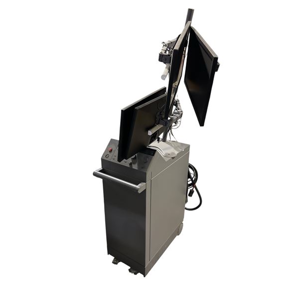 4-Monitor Medical or Control Workstation Prop w/4 LG Monitors