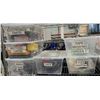 Image 3 : Shelf of Movie Set Misc - Tape, Cups, Aprons, Electronic Parts, Buttons, Etc.