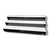 Image 1 : Set of Modern Black and White Acrylic Display Shelves