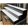 Image 2 : Set of Modern Black and White Acrylic Display Shelves