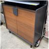 Image 3 : Wooden 2 Door Storage Cabinet (37.5 H)