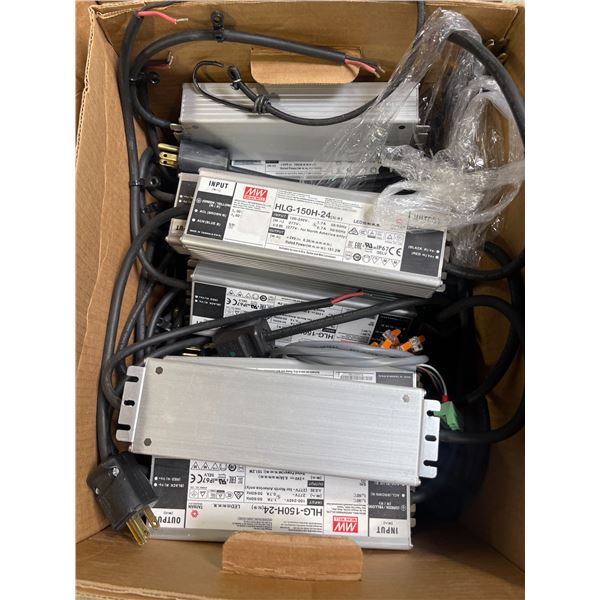 Box of Mean Well HLG-150H-24 LED Power Supplies