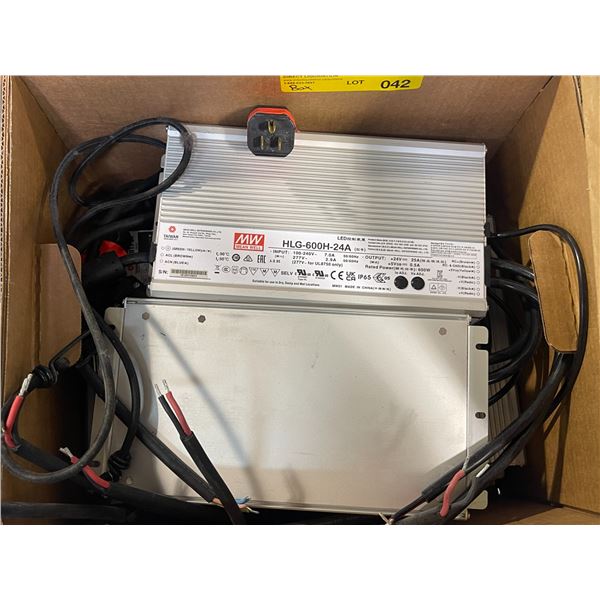 Box of Mean Well HLG-600H-24A LED Power Supplies