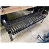 Image 2 : Black Metal Park Style Bench