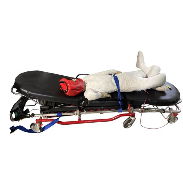 Full-Size Training Dummy with Headgear, Braces, and Folding Stretcher