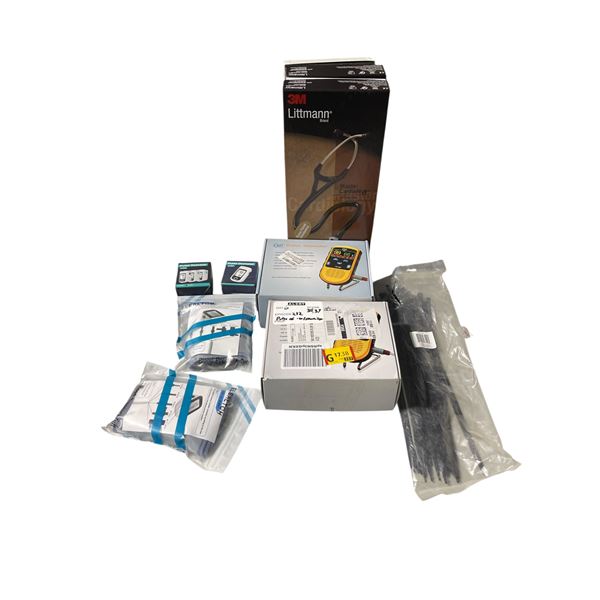Medical instruments including stethoscopes, and pulse oximeters