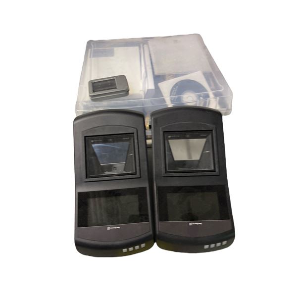 Pair of Five Sensors Fingerprint Scanners with Sony UP-X898MD Digital Graphic Printer, Cables, and S