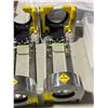 Image 3 : Pair of Oxygen Cylinder Wall Mount Brackets with Safety Straps