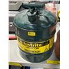 Image 2 : (2) Metal Safety Fuel Cans - Justrite Green & Vintage Red