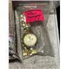 Image 2 : Mixed Prop Lot - Photo Album, Office Supplies, & Accessories, Gold-Tone Watch