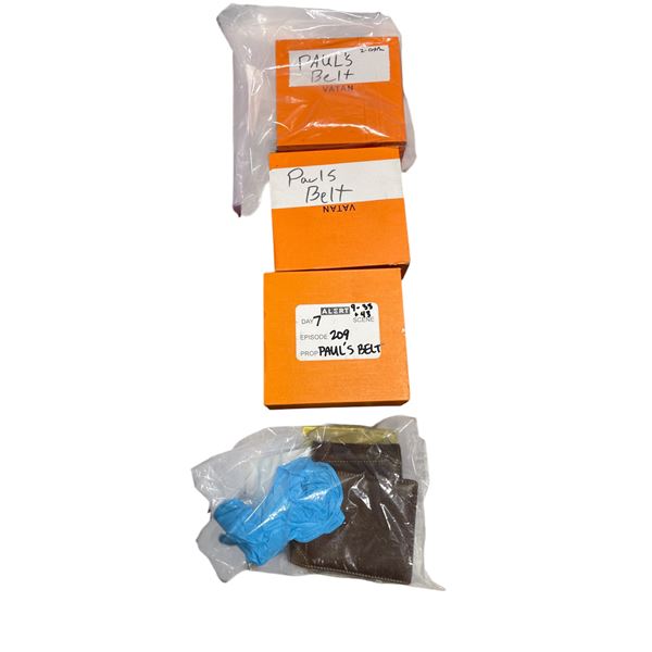 Set Used Paul’s Belt Collection & ‘Slimed’ Wallet