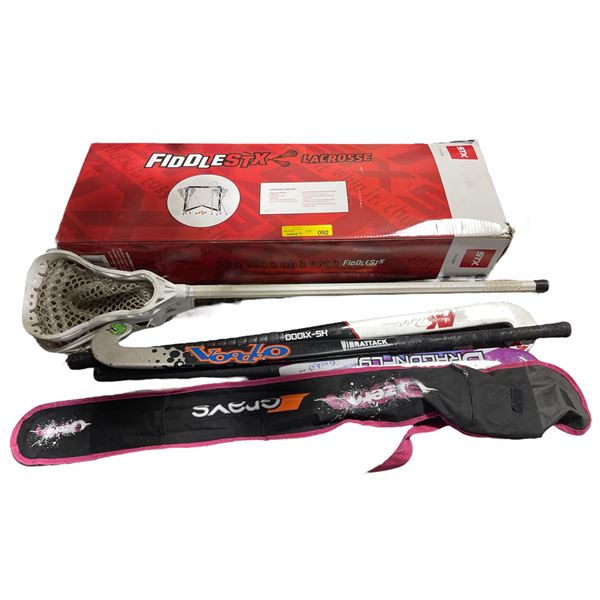 Group of Misc Lacrosse & Field Hockey Equip.