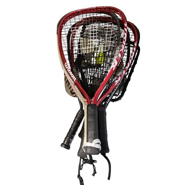 Group of Misc Tennis Rackets
