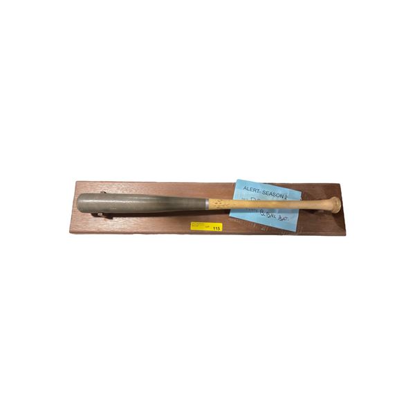 Baseball Bat on Plaque
