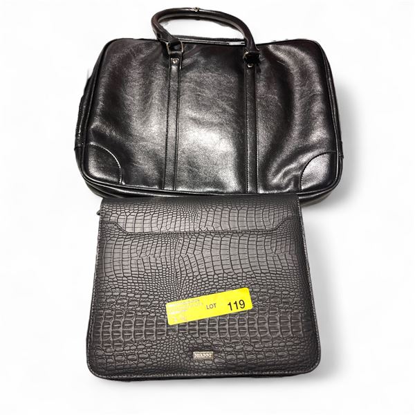 Group of 2 - Work Notebook & Briefcase