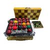 Image 1 : Group of Misc - Chessboard, Poker Set, Snooker Balls, Chess Set, Etc.