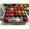 Image 2 : Group of Misc - Chessboard, Poker Set, Snooker Balls, Chess Set, Etc.