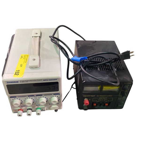 Pair of DC Power Supplies - ThaoXin RPS-3005DB & Circuit-Test PSA-2520D
