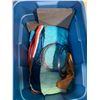 Image 3 : Group of Misc - Wires, Cables, Storage Box, Towels, Etc.