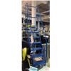 Image 1 : Heavy-Duty Rolling Warehouse Ladder - 7 Steps with Safety Rails