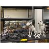 Image 1 : Shelf of Halloween Decor - Rats, Skeletons, Etc.