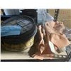 Image 4 : Group of Props - Briefcase, Decor, Clock, Facemasks, Trophy, Etc.