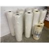 Image 3 : Rolls of Thick Clear Poly Bags (38x60" - 6mm) - 8 Rolls - + Cardboard Boxes