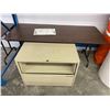 Image 3 : x2 Folding Tables & Filing Cabinets