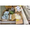 Image 1 : Group - Poly Rope, Safety Goggles, Work Boots (Size 8), Buttons, Plastic Buckles, Etc.