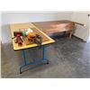 Image 1 : Group - Kito Corp. 1/2 Ton (1,000lbs.) Winch, Bench Vice, Nitrile Gloves & Tables