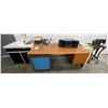 Image 1 : Group - Double Kick Press, Paper Cutter, Filing Cabinet, Desk (72x36x30"), Stereo, Etc.