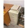 Image 3 : Group - Double Kick Press, Paper Cutter, Filing Cabinet, Desk (72x36x30"), Stereo, Etc.