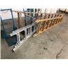 Image 2 : Group - (x2) Vertical Dollies, Aluminum Ladder (5') / (x2) Wooden Ladders (7' / 11')