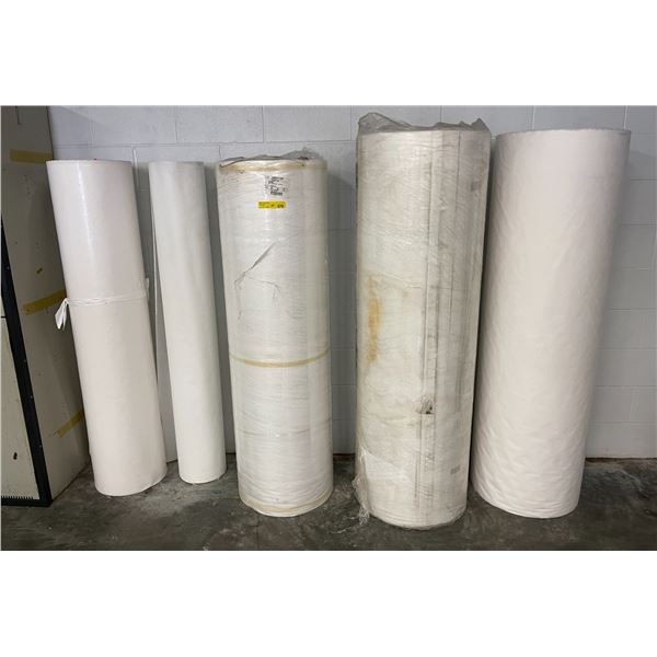 Group - 5 Pc - DuPont & Hickory Springs Tyvek Rolls