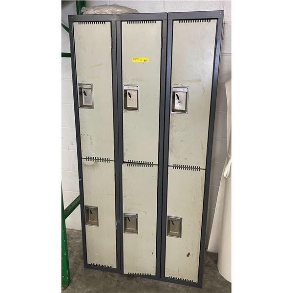 Metal Lockers - x6 Lockers - 36x72x18"
