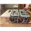 Image 2 : 3 Pc - Sewing Machine Tables