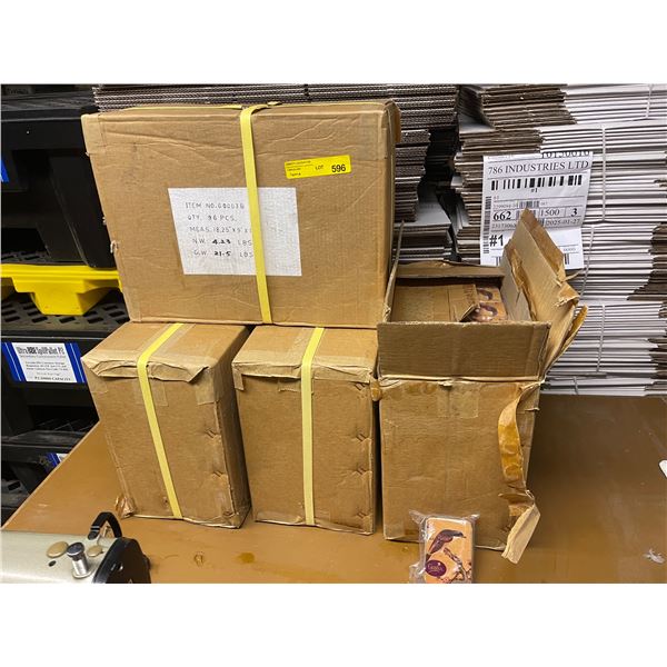 4 Pc - Boxes of Jasmine Tea Tins - Approx. 384 Tins
