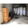 Image 1 : Large Lot Containing Foam Insulation Rolls, Juki MO-816 Serger (Untested), Michelin 195/65R15 Tires 