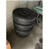 Image 2 : Large Lot Containing Foam Insulation Rolls, Juki MO-816 Serger (Untested), Michelin 195/65R15 Tires 