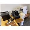 Image 1 : Group - Computers, Keyboards, Monitors, Printer, OKI Copier, Master Chef Water Dispenser w/ Filing C